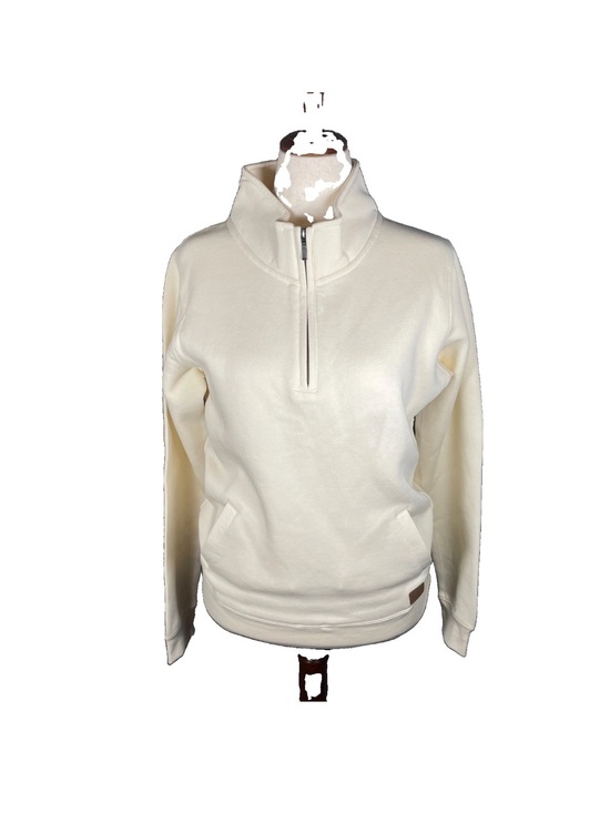 Landway Tops - Landway Heritage Fleece 1/4 Zip Pullover Women's Size Large Outdoor New Cream